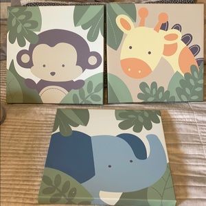 Kids line jungle wall decor